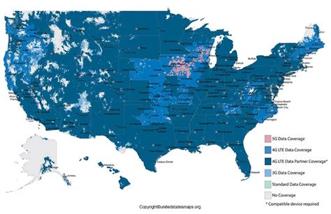 Coverage Map for Consumer Cellular